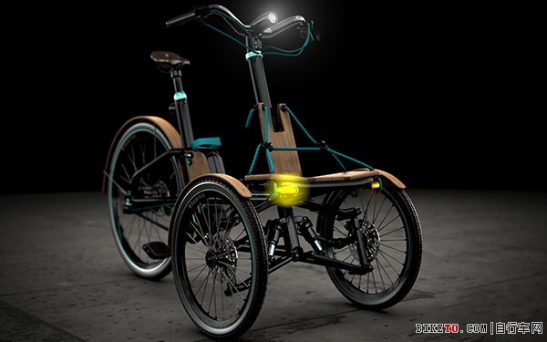 迄今为止最具有个性的三轮自行车E-trike - BIK
