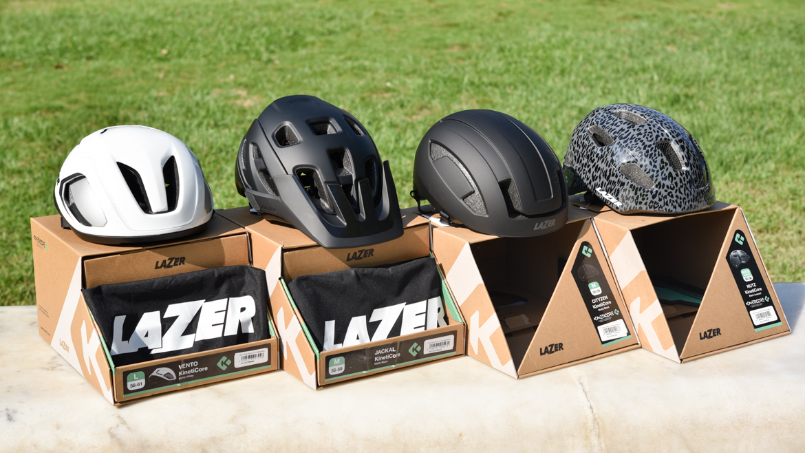 城市、山地、公路、儿童全都有 LAZER KinetiCore技术系列头盔