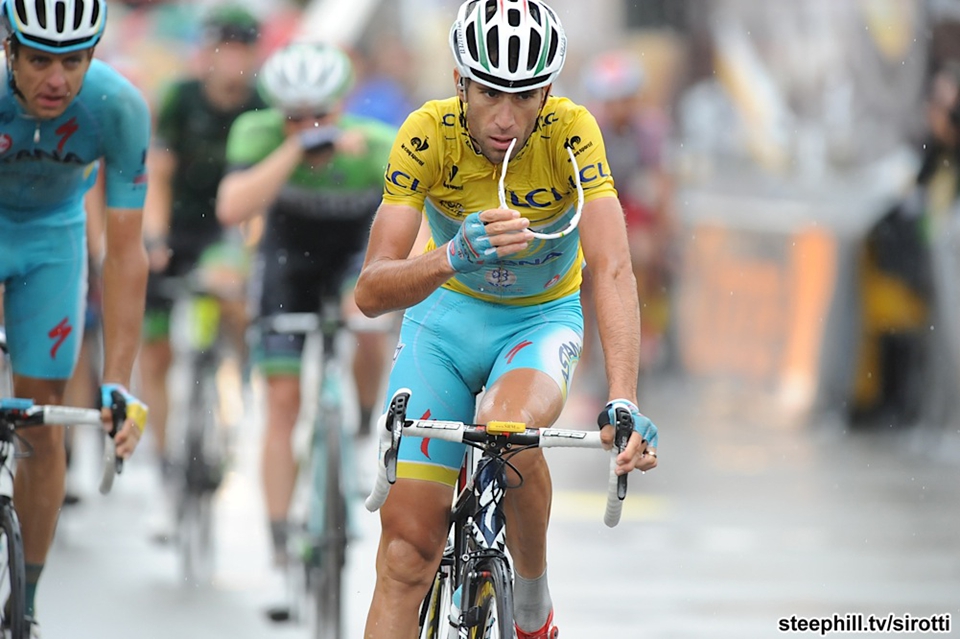 Vincenzo Nibali (Astana) doesn't mind these conditions