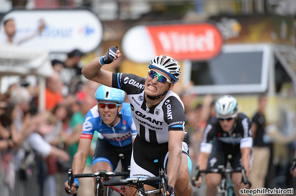 Four stage wins at this year's Tour including bookends for Marcel Kittel (Giant - Shimano)